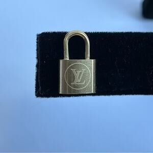 Louis Vuitton Small Lock Earrings Gold